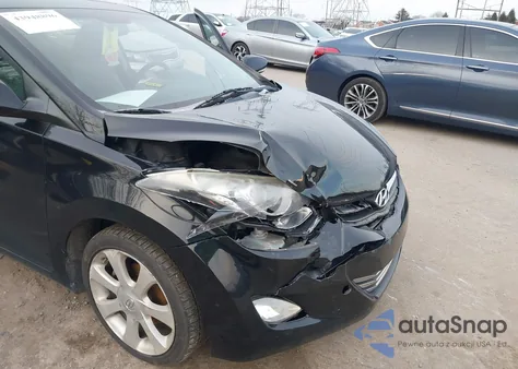 2012 Hyundai Elantra Limited from USA, damaged, VIN 5NPDH4AE0CH082248